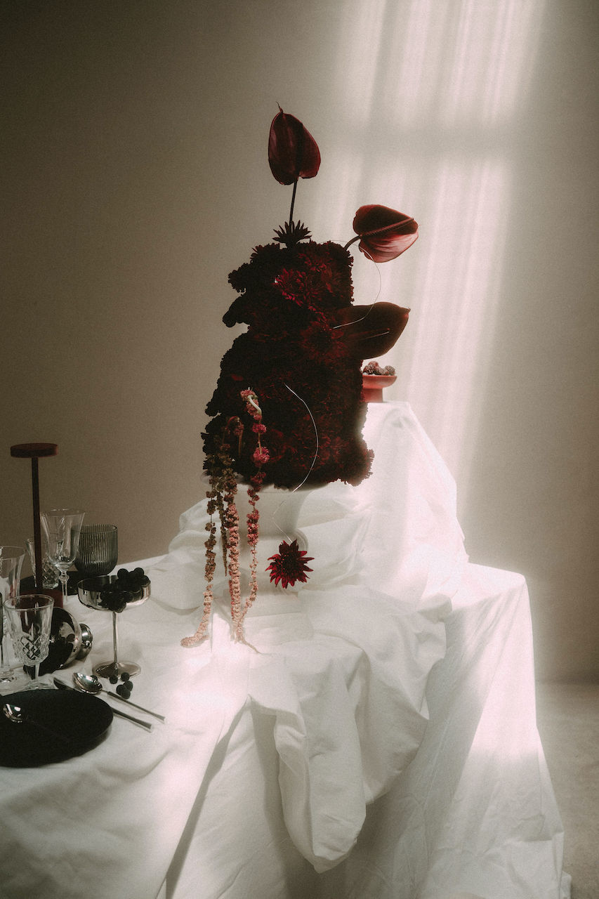 Centros de mesa editoriales para bodas elegantes